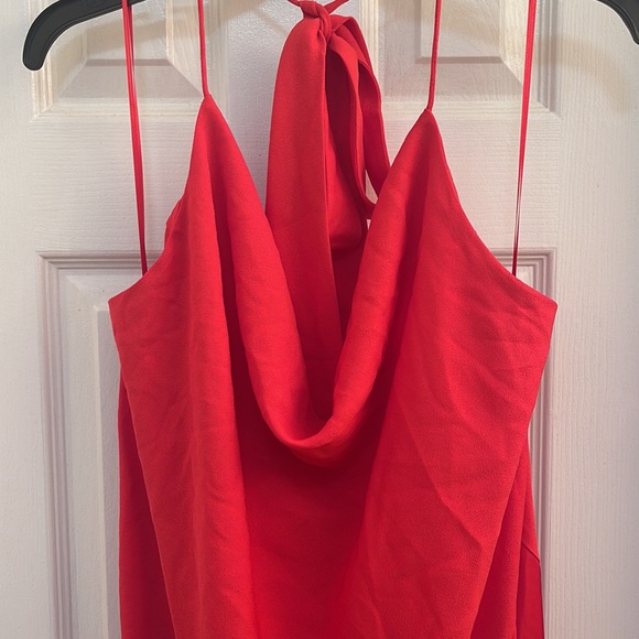 Cushnie x Target asymmetrical red dress size 18 - Picture 2 of 8